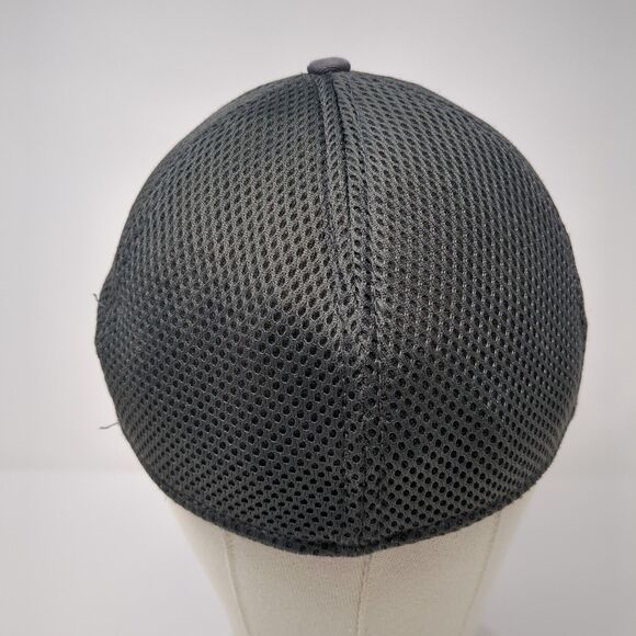 Kahn Steel Fitted Mesh Back Hat Gray M/L Stretch New Era 39Thirty - Picture 5 of 8
